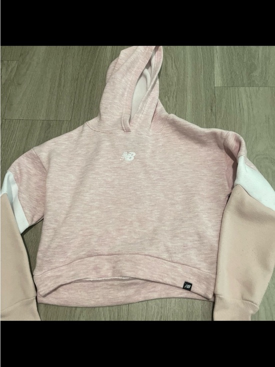 New Balance Other - New Balance Light Pink & Cream Kids Hooded Pullover